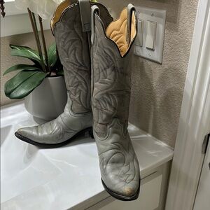 Durango Light Gray Western Boots
